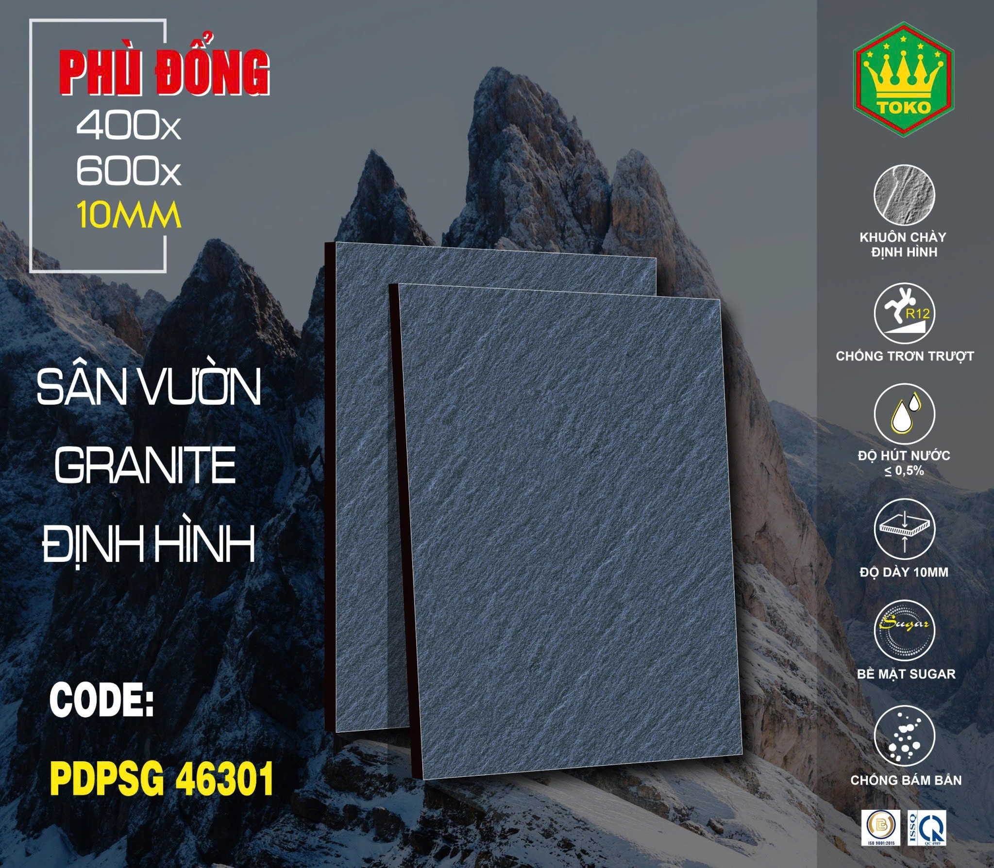 Gạch 40x60 TOKO PHÙ ĐỔNG PDPSG 46301
