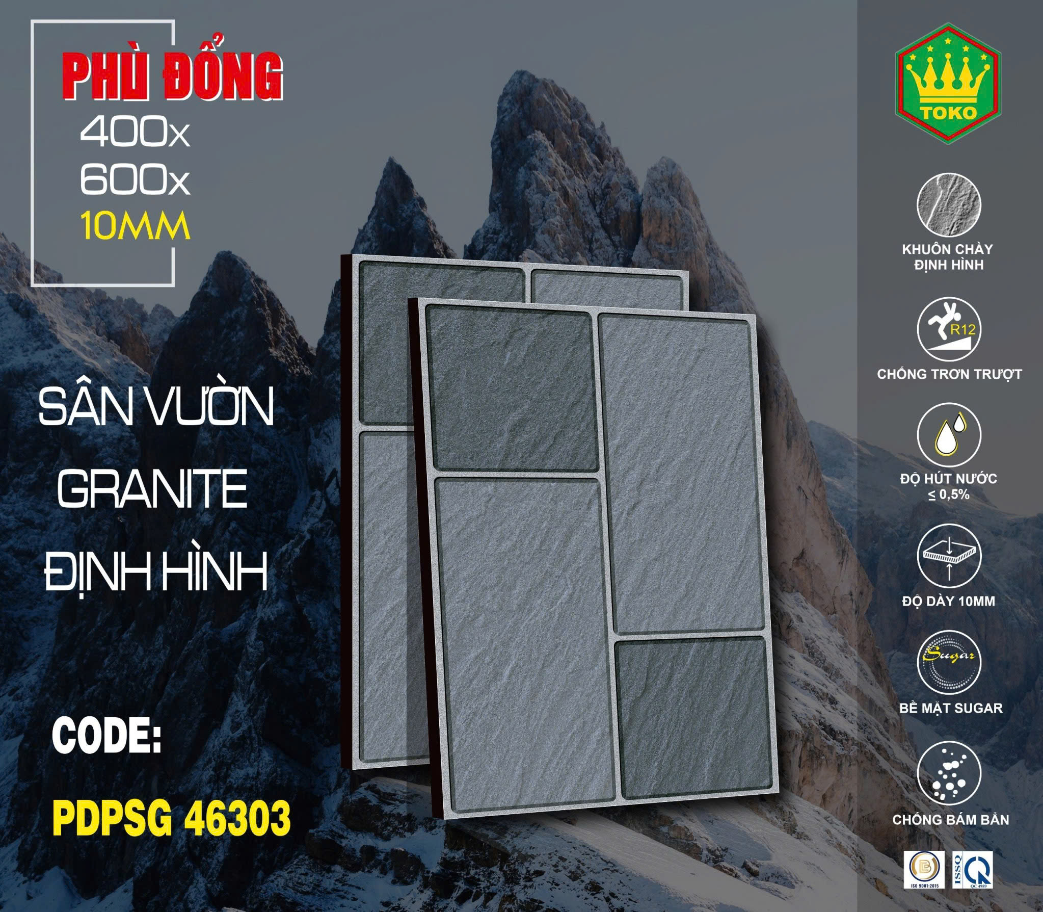 Gạch 40x60 TOKO PHÙ ĐỔNG PDPSG 46303