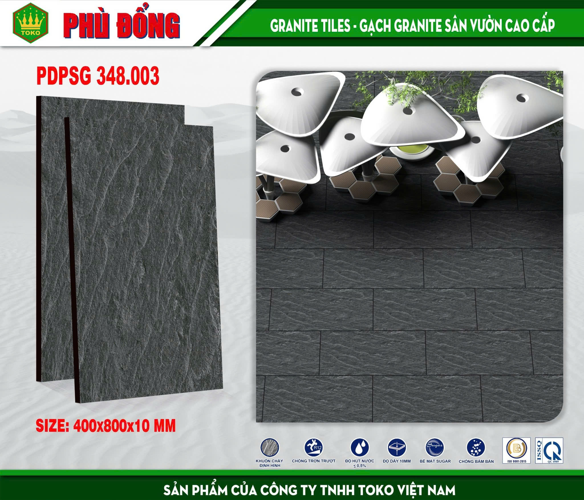 Gạch 40x80 TOKO PHÙ ĐỔNG PDPSG 348003