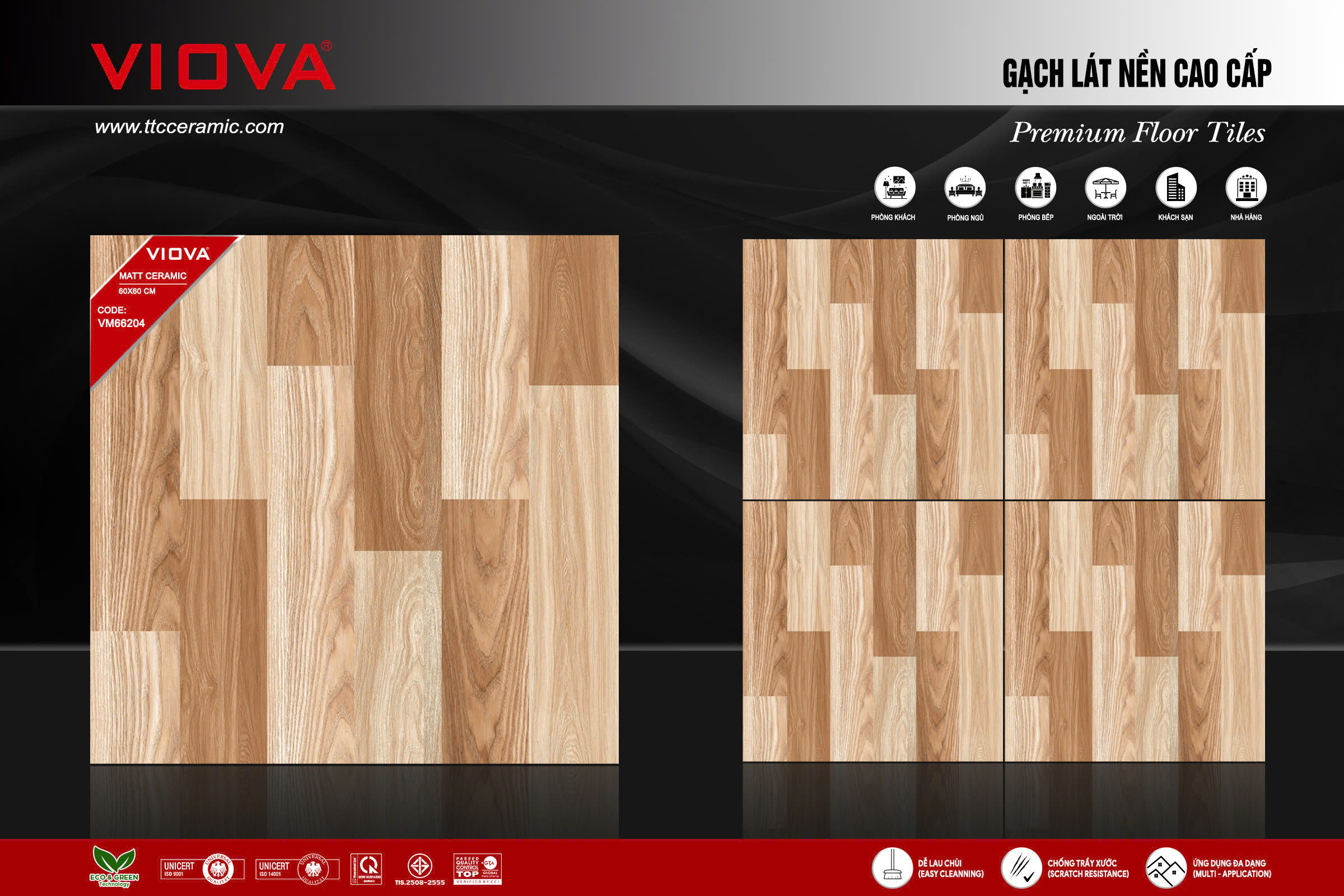 Gạch 60x60 VM66204 viova mat